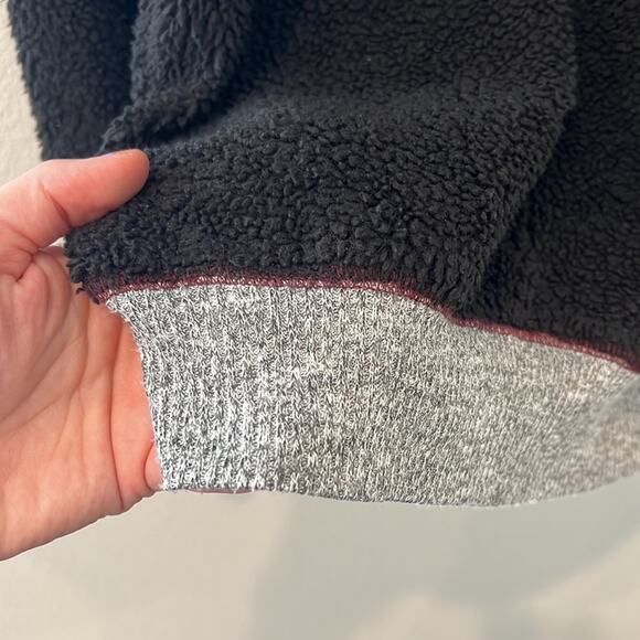 Hem and Thread Womens Pullover Fleece Cowl Neck Sweater | Medium - Picture 4 of 7